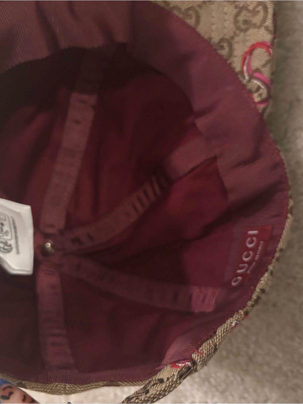Gucci Monogram Red Snake Hat Women’s - Picture 4 of 4